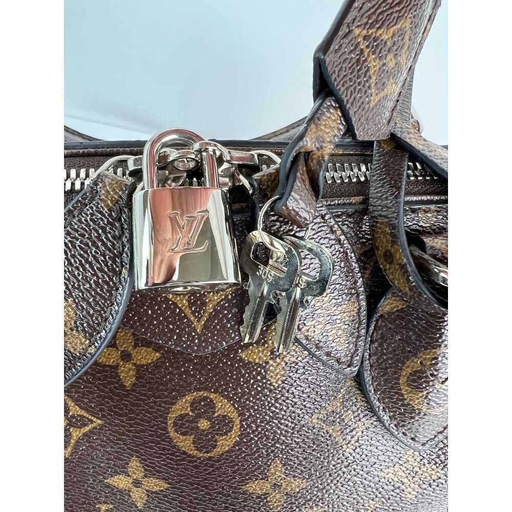 Louis Vuitton Monogram Shine Doc PM Black hand Crossbody Bag - Picture 9 of 10